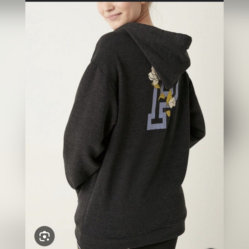 Black Hoodie with Embroidered Logo